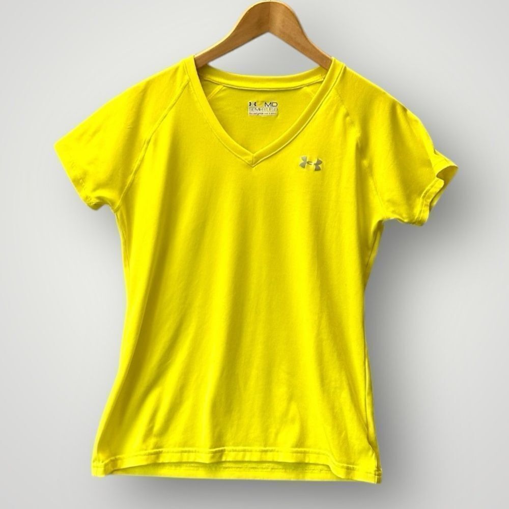 🎉5 for $45🎉Under Armour Tshirt Shirt Women Size M Yellow